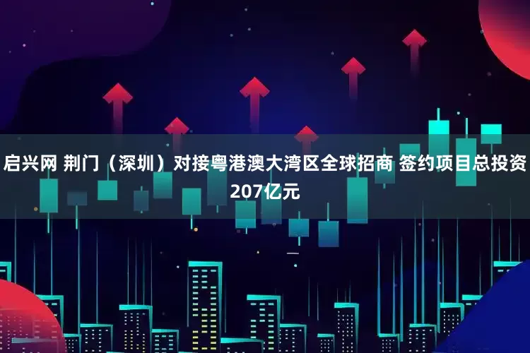 启兴网 荆门（深圳）对接粤港澳大湾区全球招商 签约项目总投资207亿元