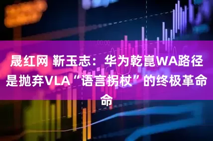 晟红网 靳玉志：华为乾崑WA路径是抛弃VLA“语言拐杖”的终极革命
